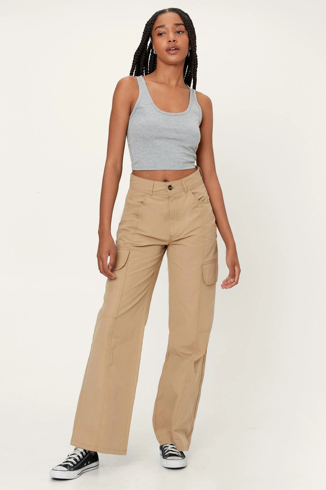 Premium Cotton Scoop Neck Crop Top - Image 7