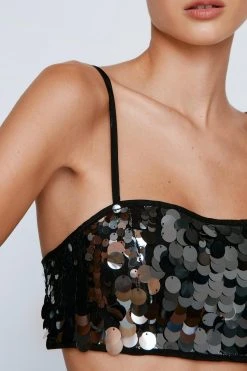 Alternative view of Premium Mix Sequin Tailored Bralet