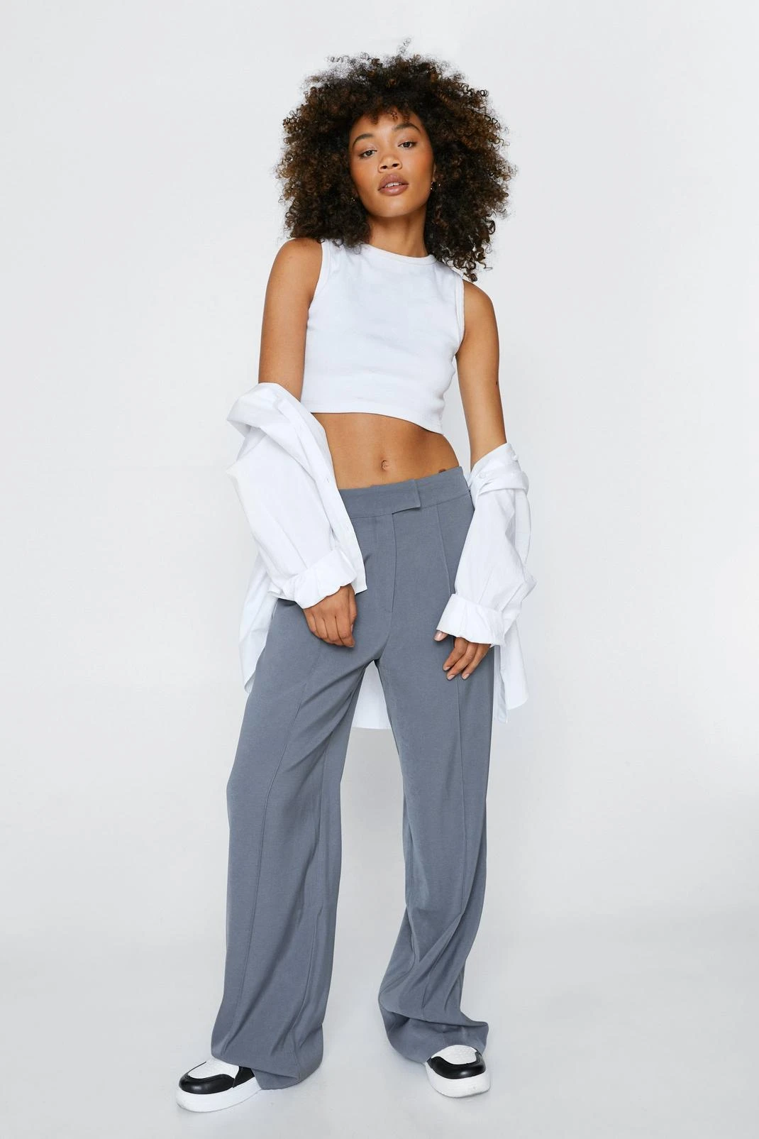 Seam Detail Straight Leg Tailored Pants 12 Seam Detail Straight Leg Tailored Pants - Image 10