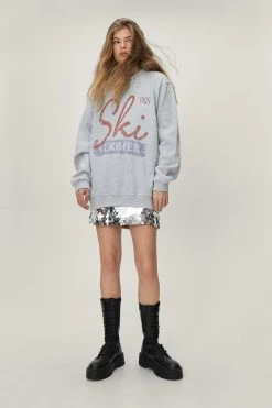 Ski Verbier Oversized Graphic Sweatshirt