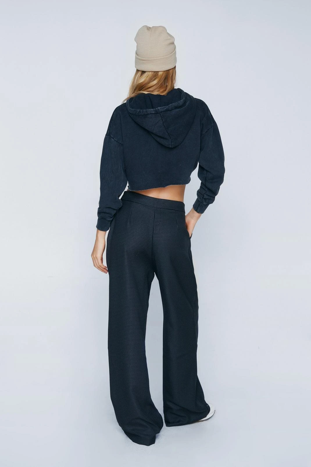 Super Wide Leg Check Pants 8 Super Wide Leg Check Pants - Image 6