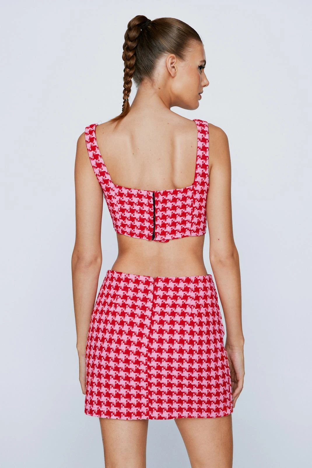 Boucle Tailored Mini Skirt - Image 2