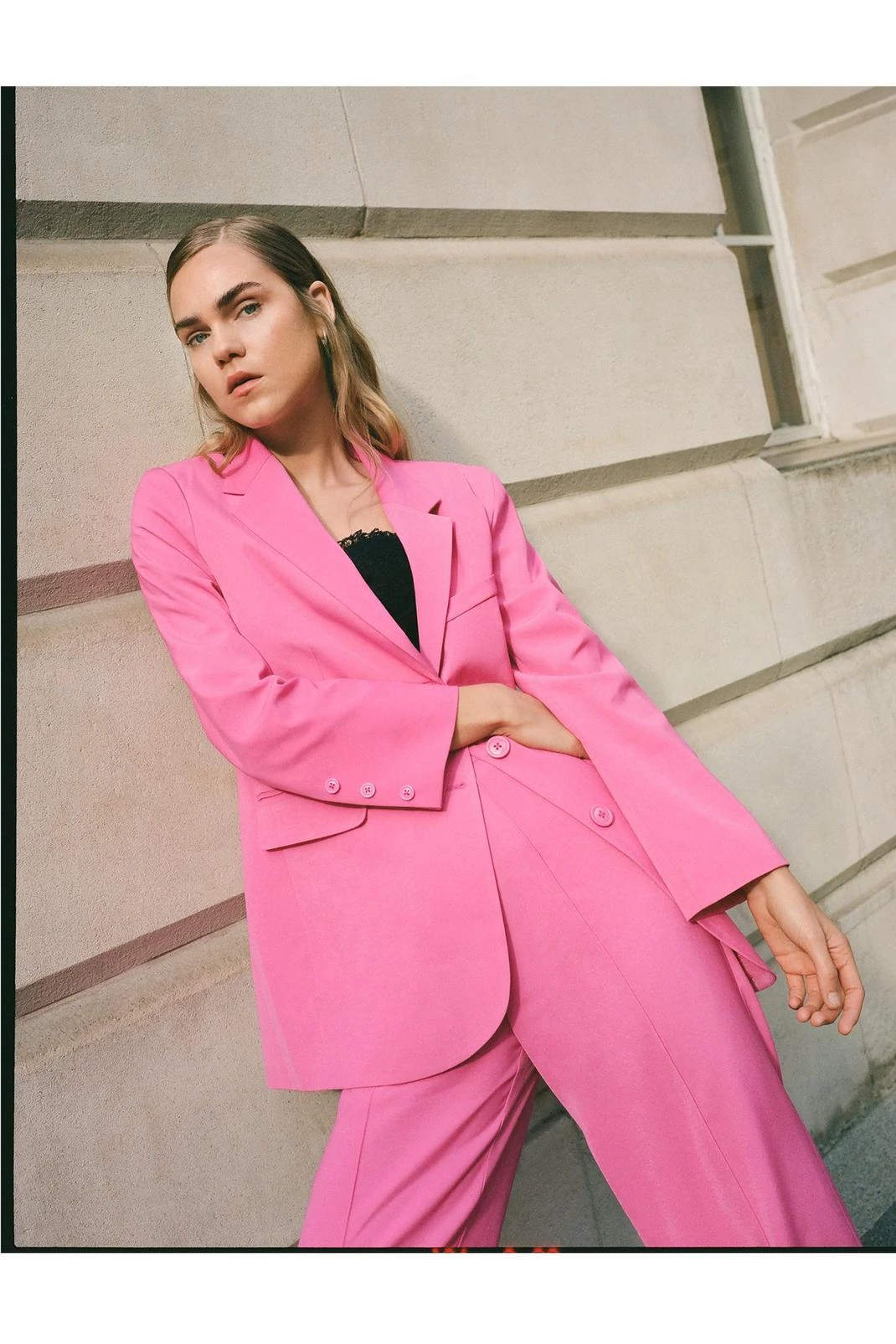 Oversized Twill Single Breasted Blazer 12 Oversized Twill Single Breasted Blazer - Image 10