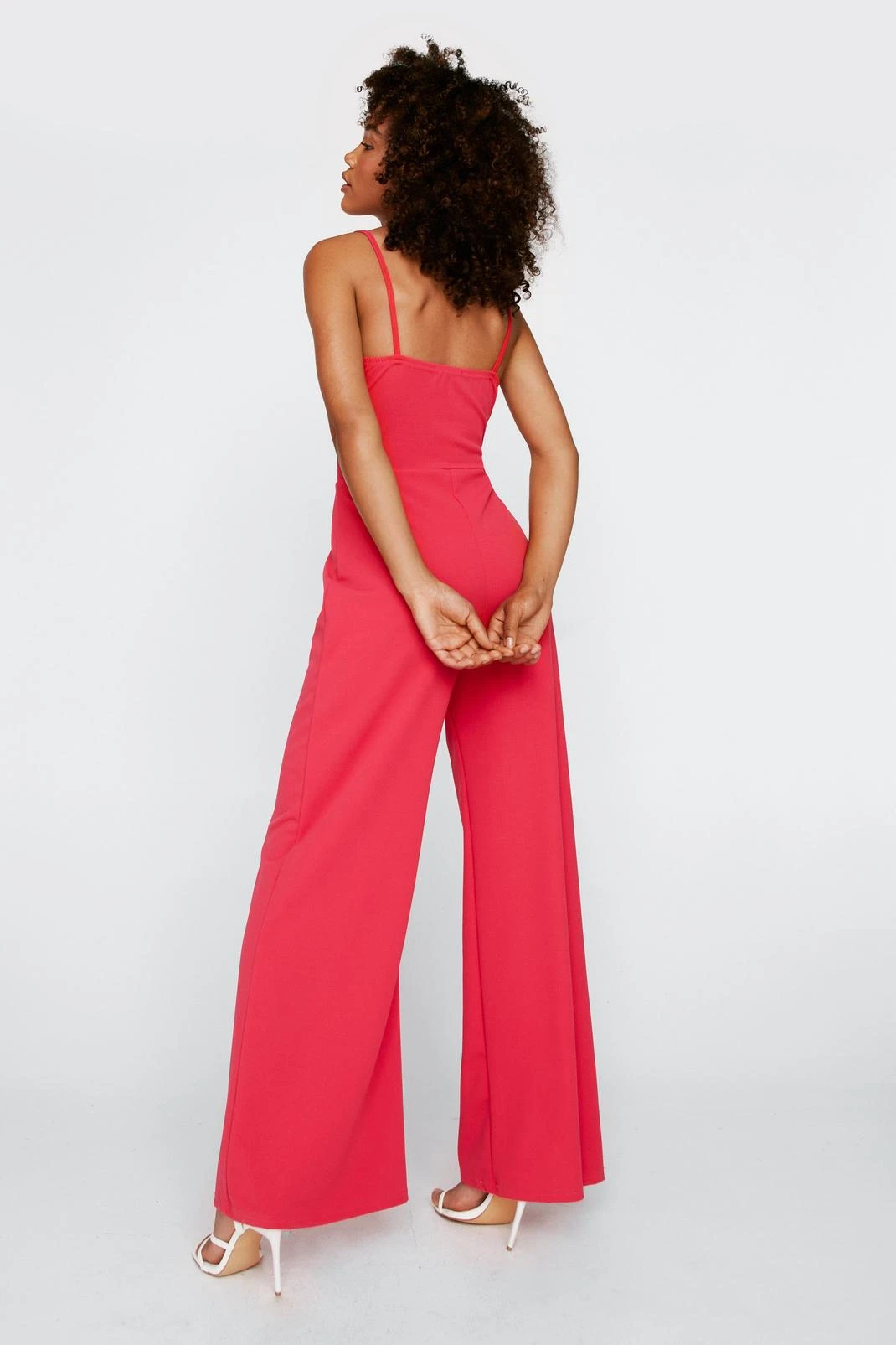 Square Neck Strappy Jumpsuit - Image 3