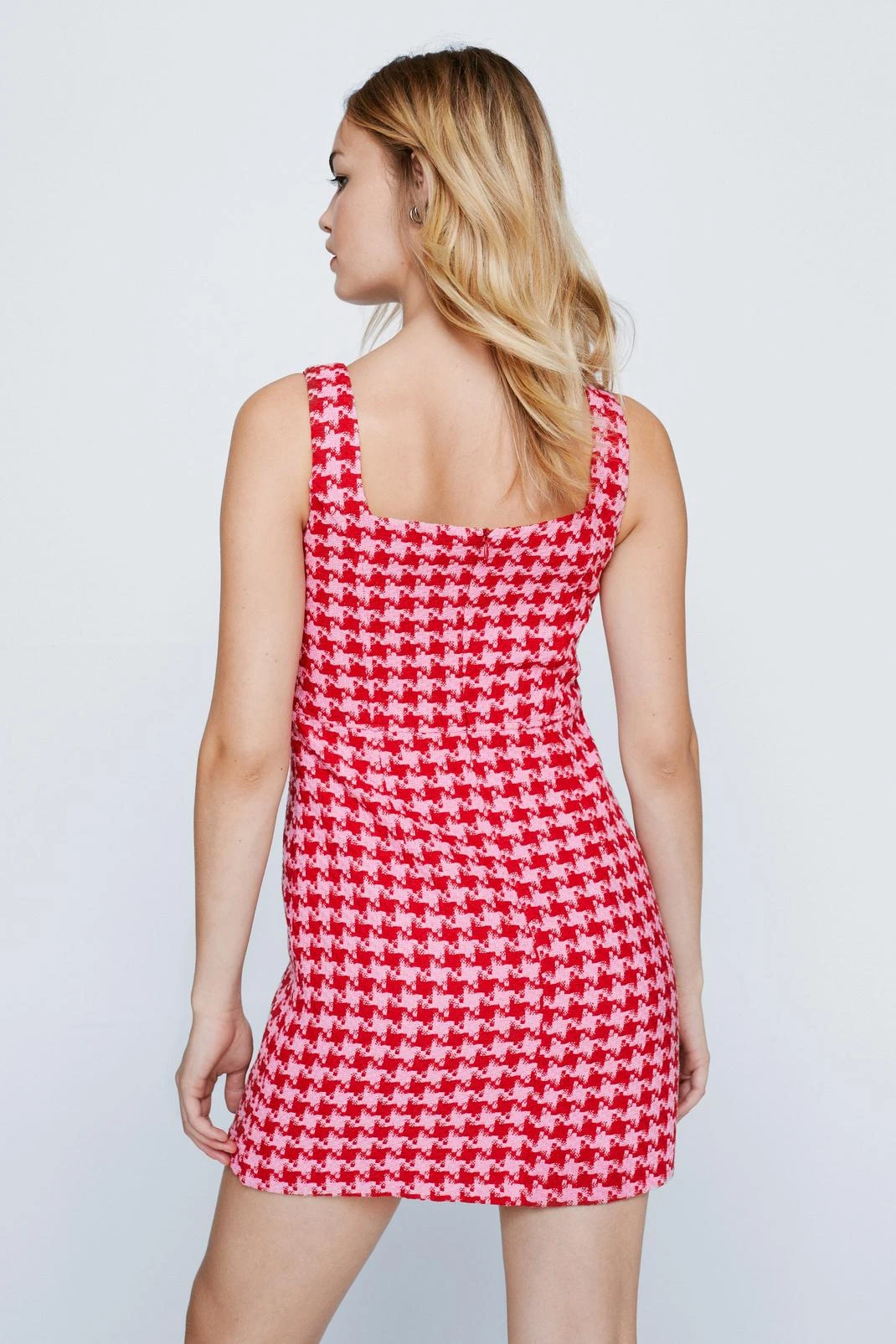 Tailored Boucle Mini Dress - Image 3