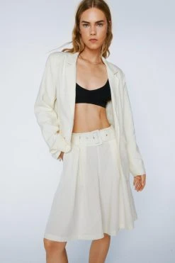 Linen Tailored City Shorts