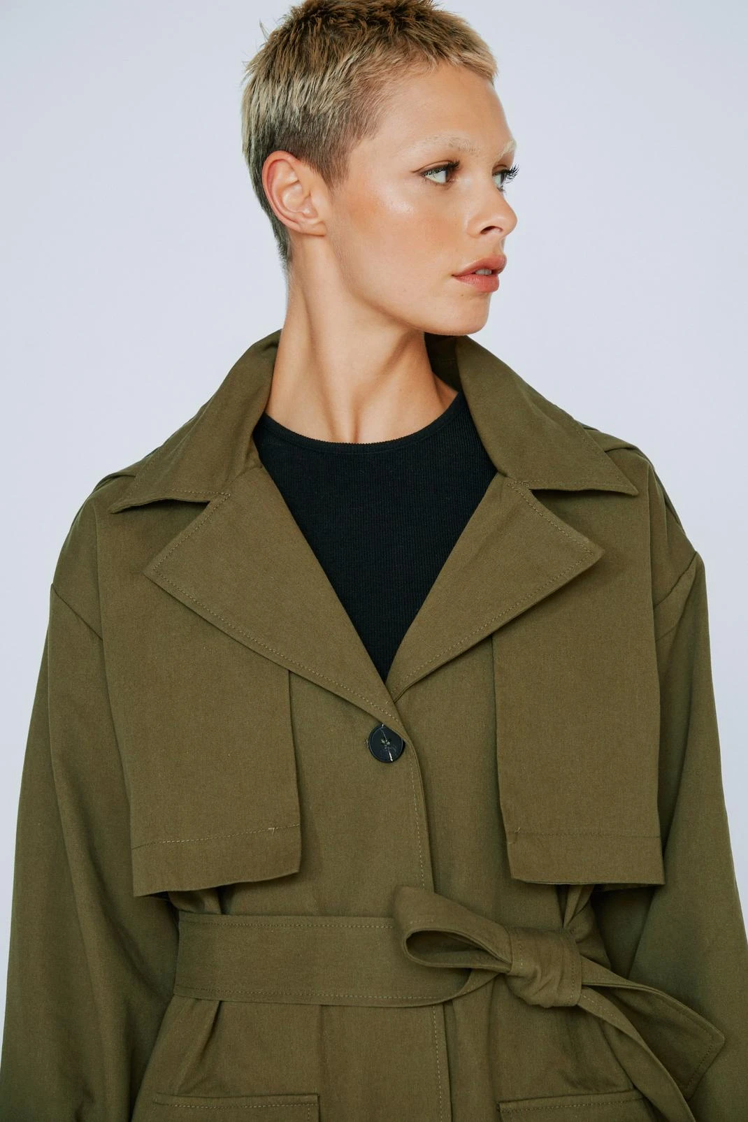 Premium Hooded Trench Coat - Image 4