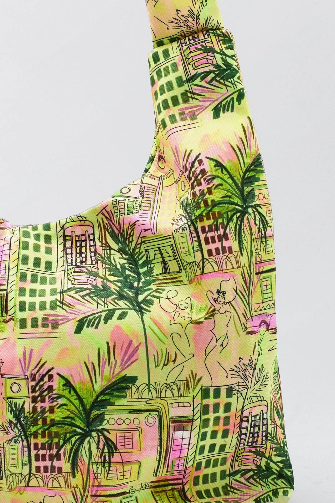 Landscape Print Slouchy Tote Bag - Image 3