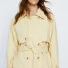 Twill Double Breasted Trench Coat