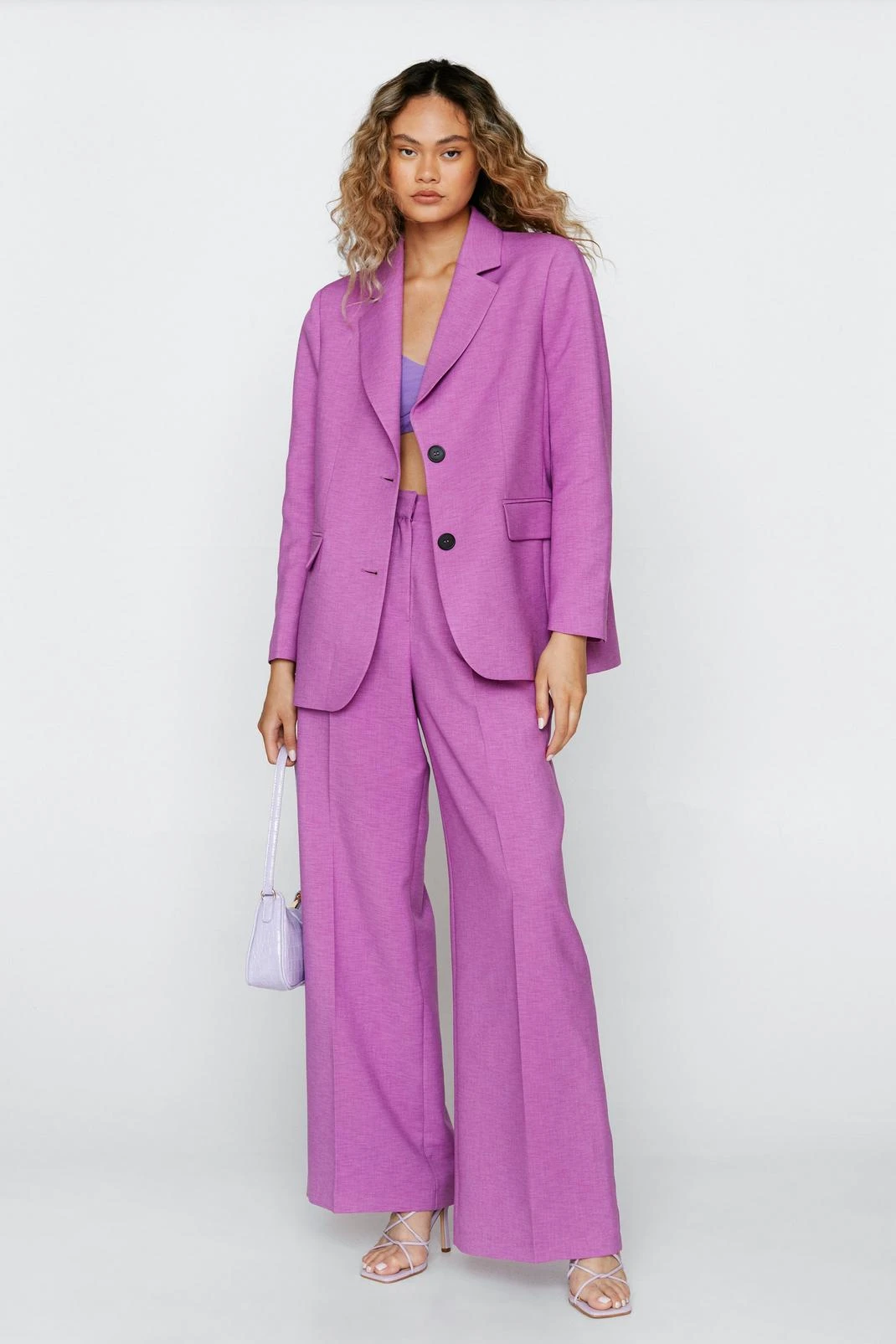 Single Breasted Tailored Two Piece Set Blazer 9 Single Breasted Tailored Two Piece Set Blazer - Image 7