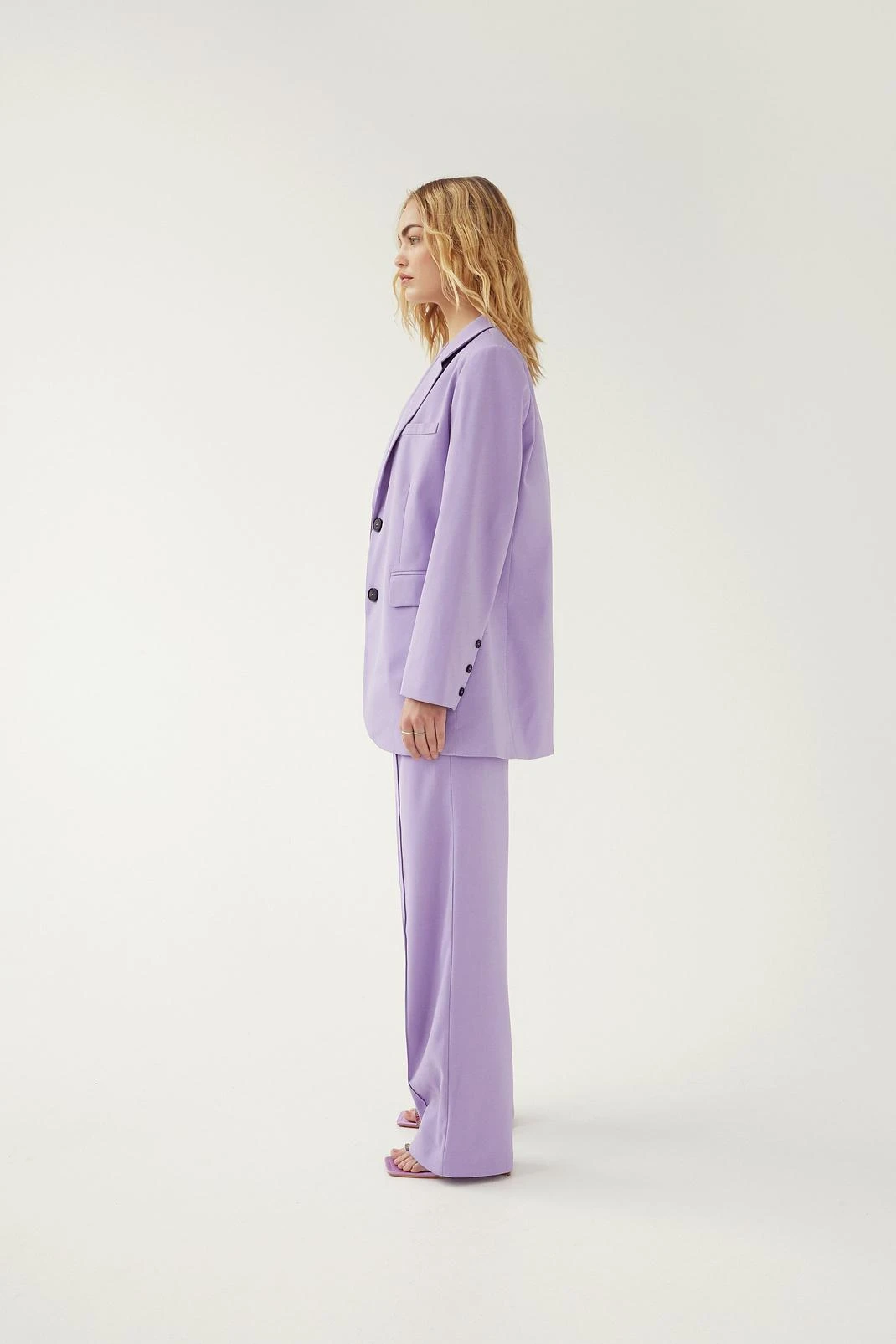 Twill Tailored Straight Leg Pants - Image 5