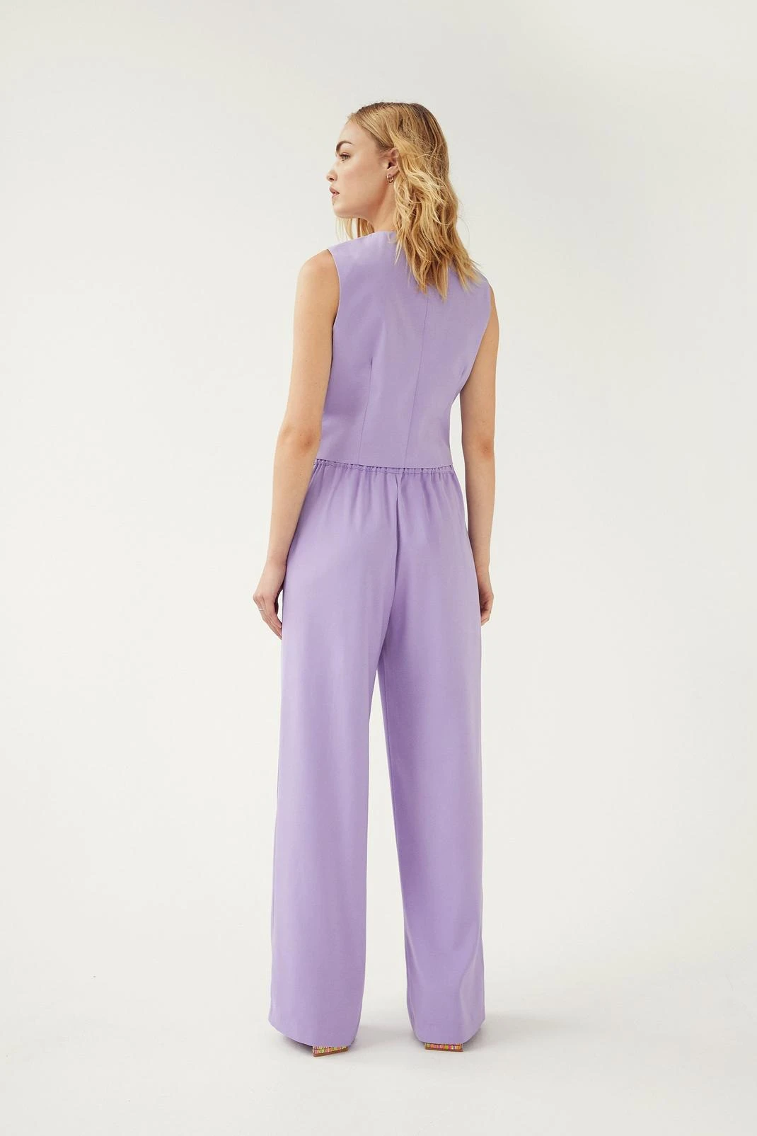 Twill Tailored Straight Leg Pants - Image 6