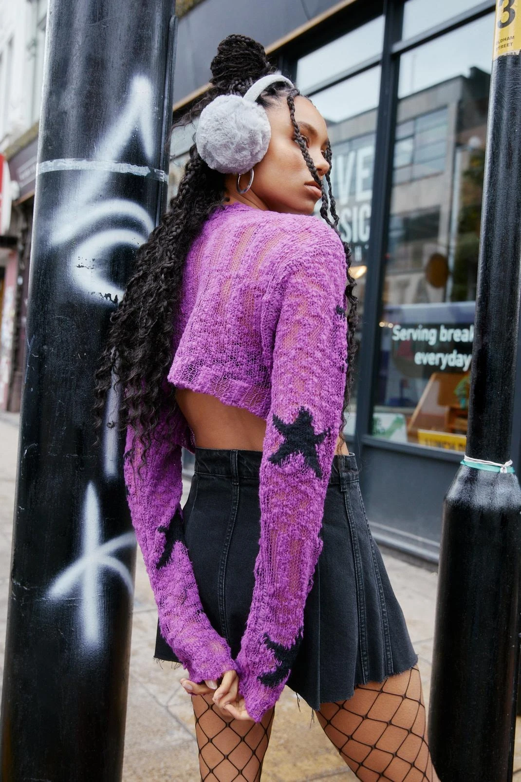 Star Sleeve Knitted Cardigan - Image 6