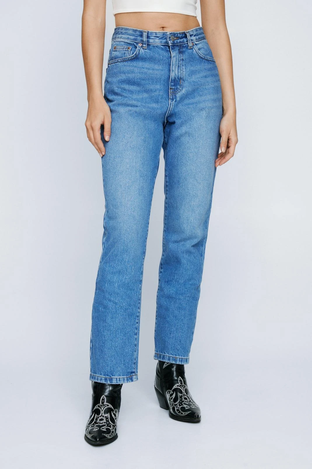 Organic Cotton Straight Leg Denim Jeans