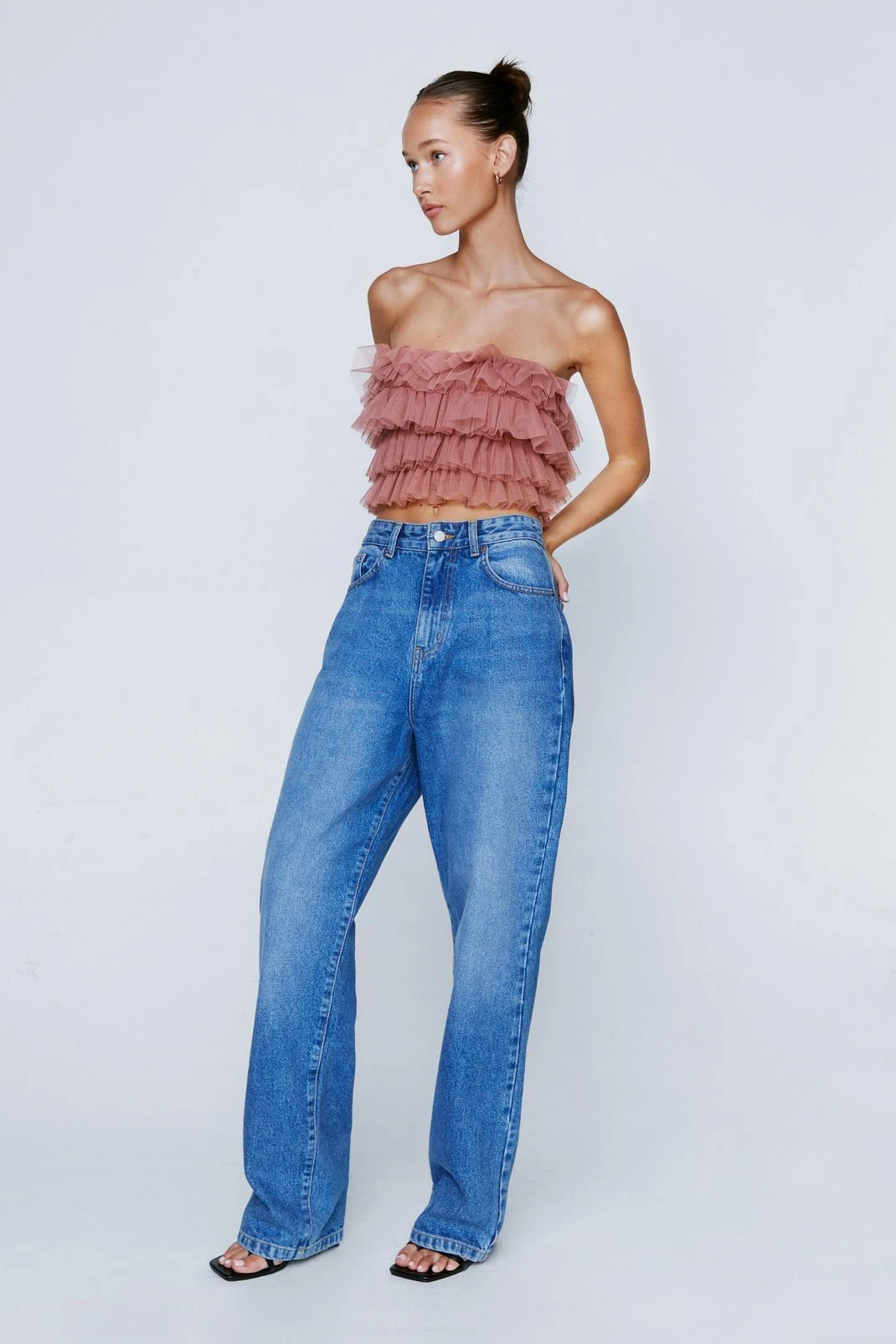 Tulle Layered Bandeau Top 6 Tulle Layered Bandeau Top - Image 4