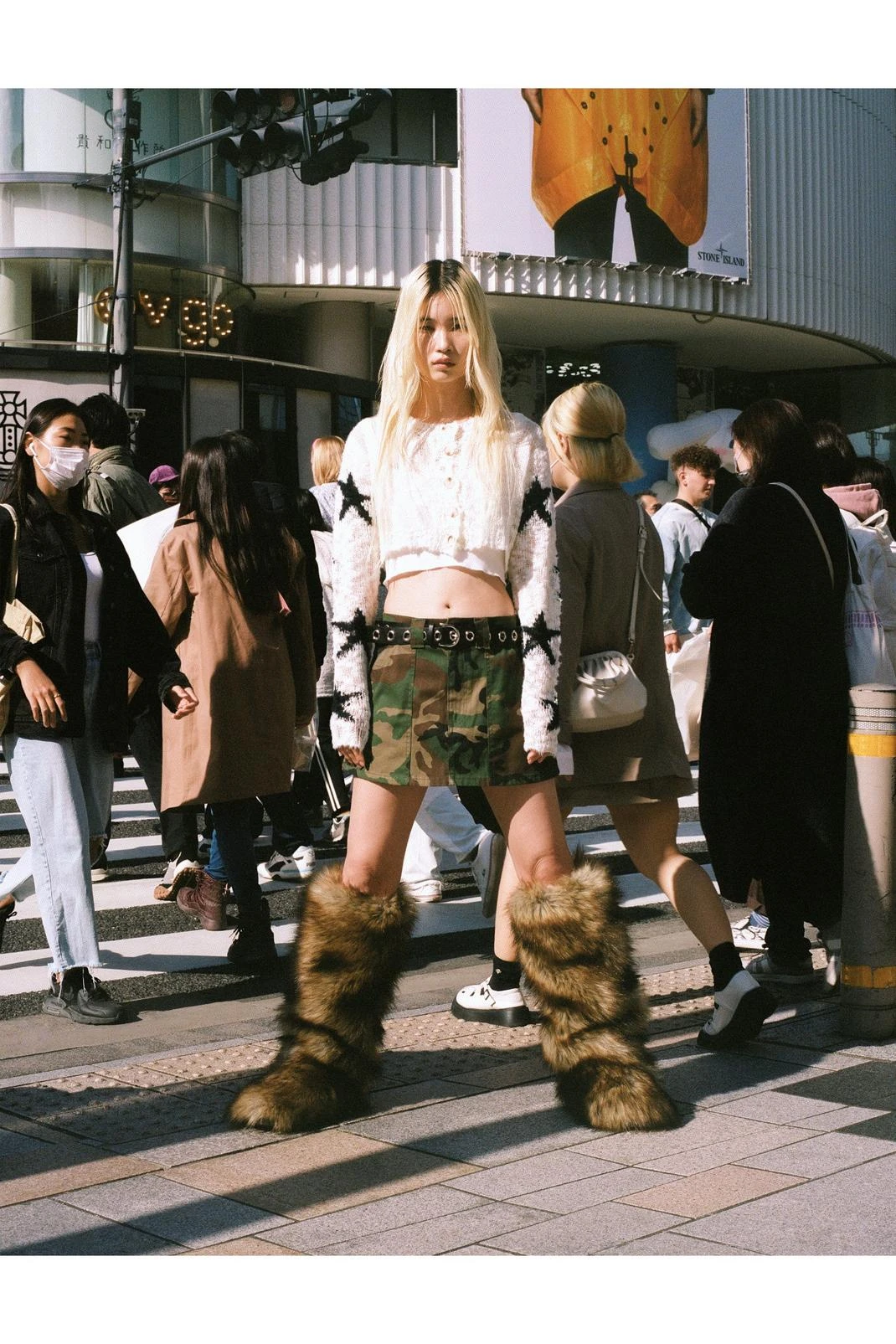 Star Sleeve Knitted Cardigan - Image 2