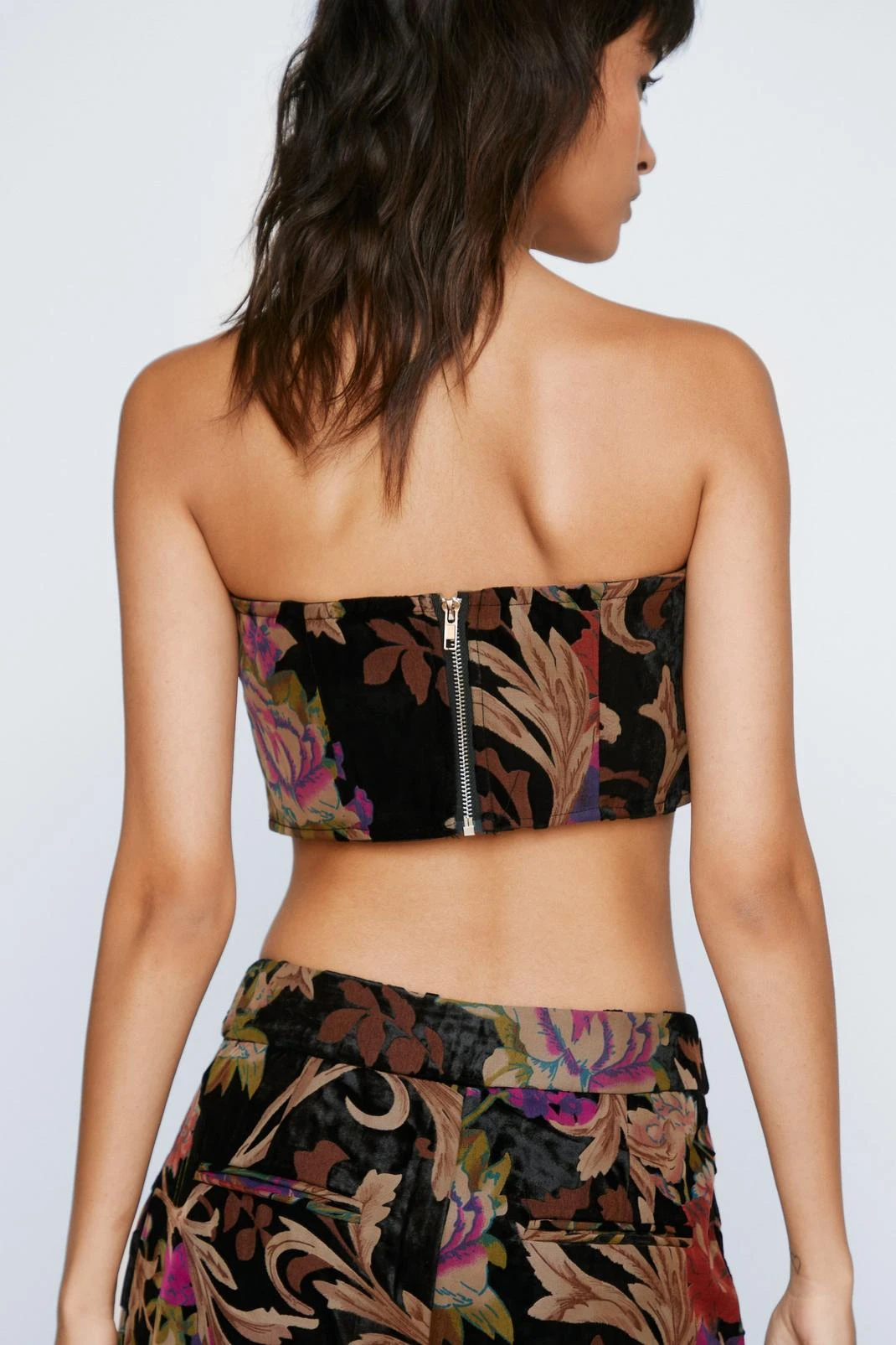 Floral Print Bandeau Bralet - Image 3