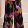 Satin Printed Wide Leg Pants 1 Satin Printed Wide Leg Pants -Nasty Gal Sales Store womens multi satin printed wide leg pants