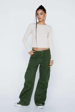 Long Sleeve Backless Tie Up Top