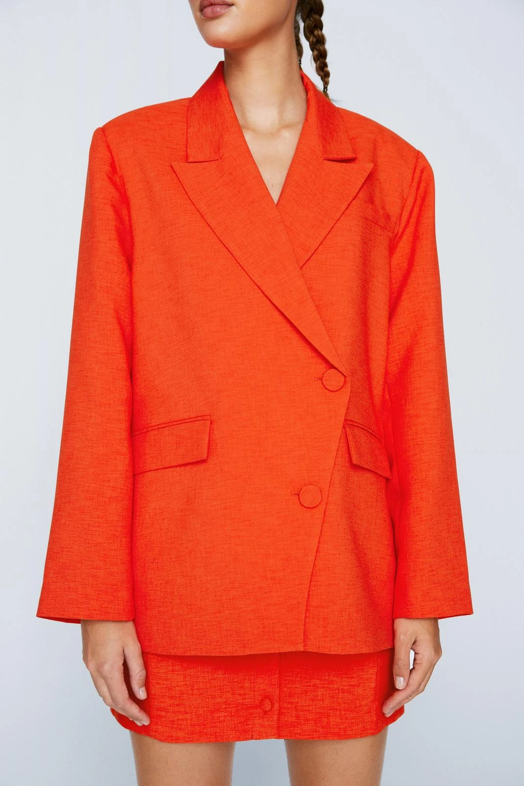 Asymmetric Single Breasted Blazer 7 Asymmetric Single Breasted Blazer - Image 5
