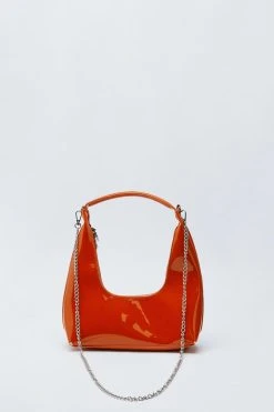 Patent Cross Body Bag 7 Patent Cross Body Bag -Nasty Gal Sales Store womens orange patent cross body bag 1