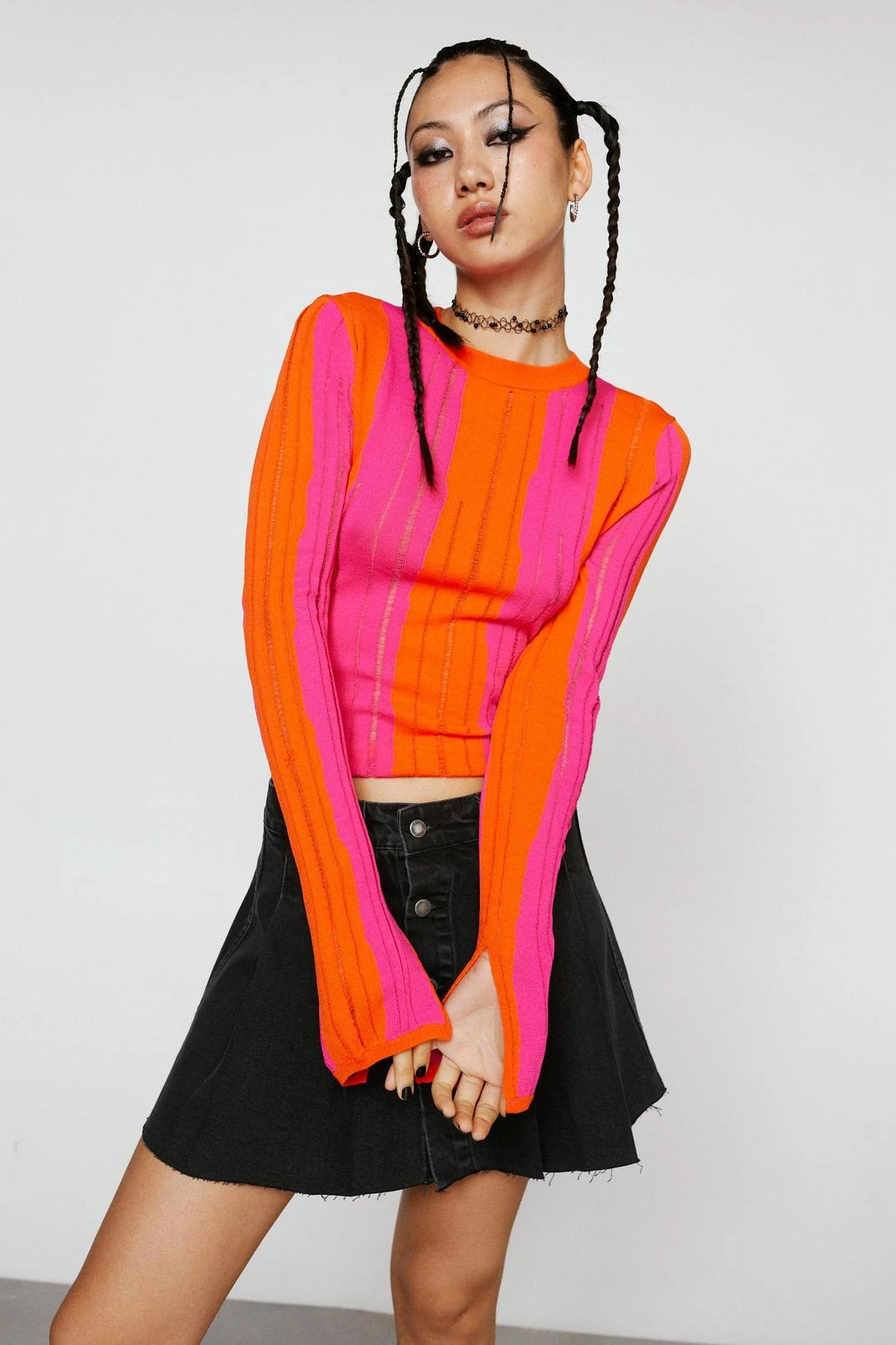 Premium Knitted Ladder Stitch Top - Image 4