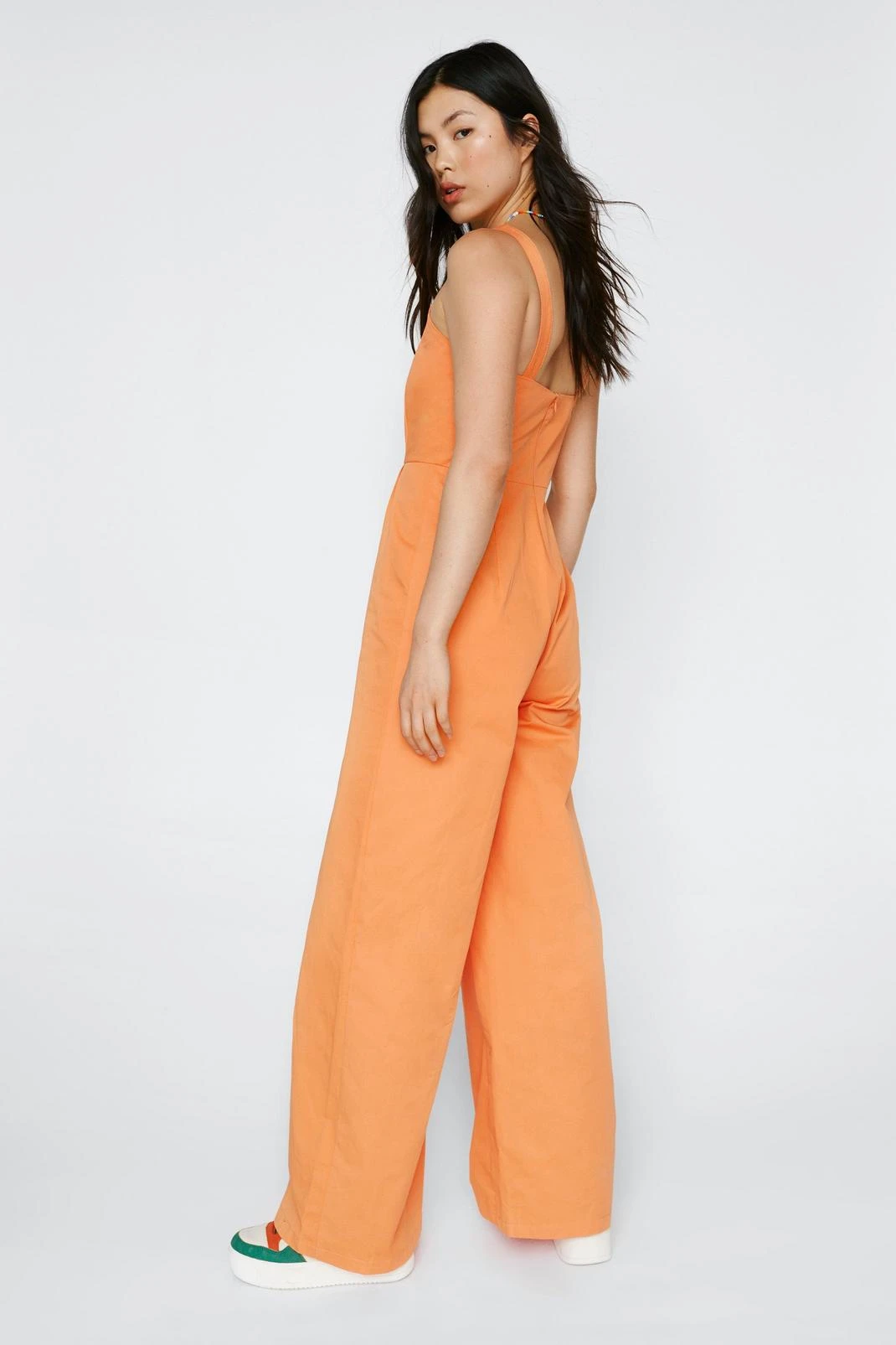 Wide Leg Tailored Jumpsuit - Image 6