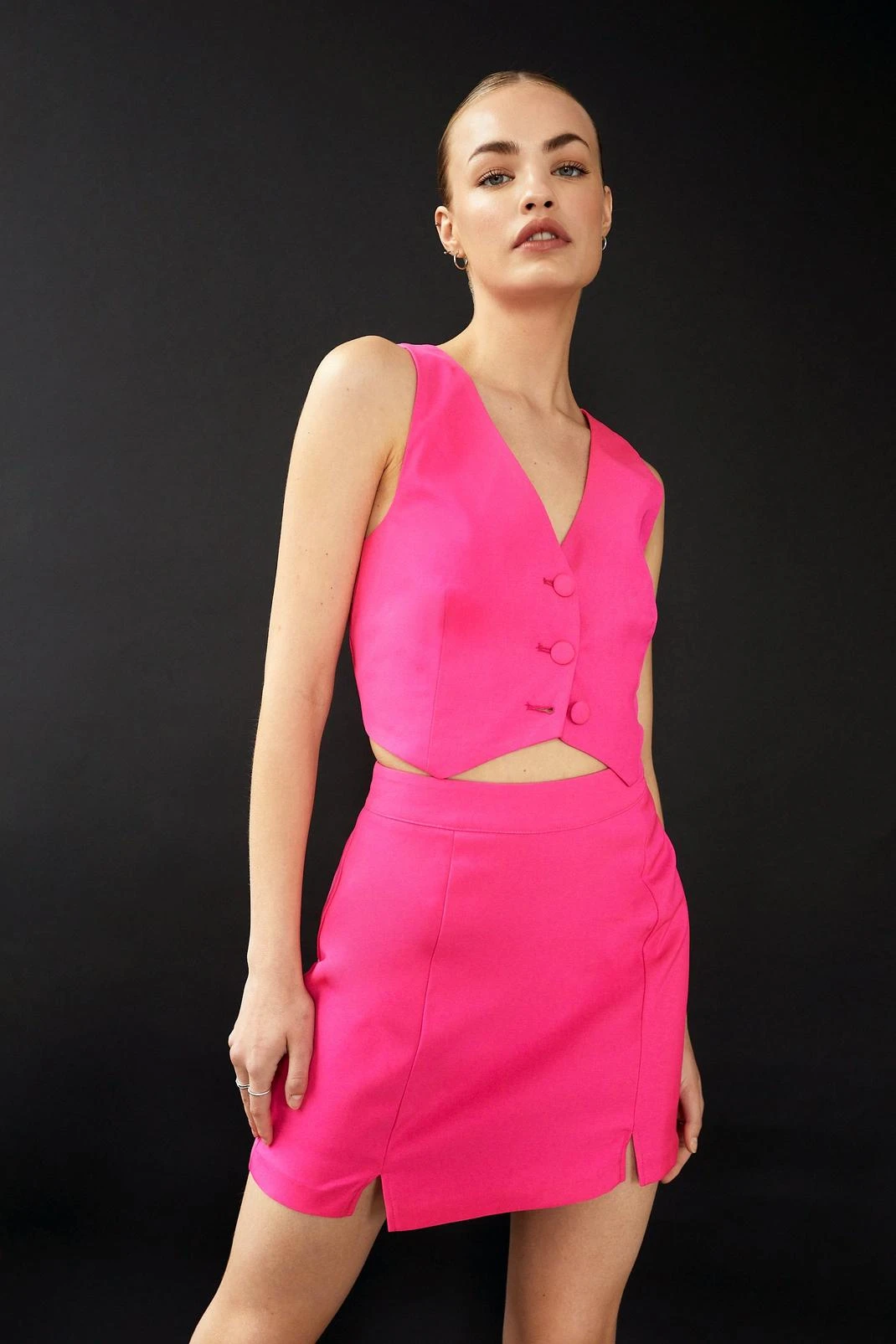 Cross Back Tailored Vest 4 Cross Back Tailored Vest - Image 2