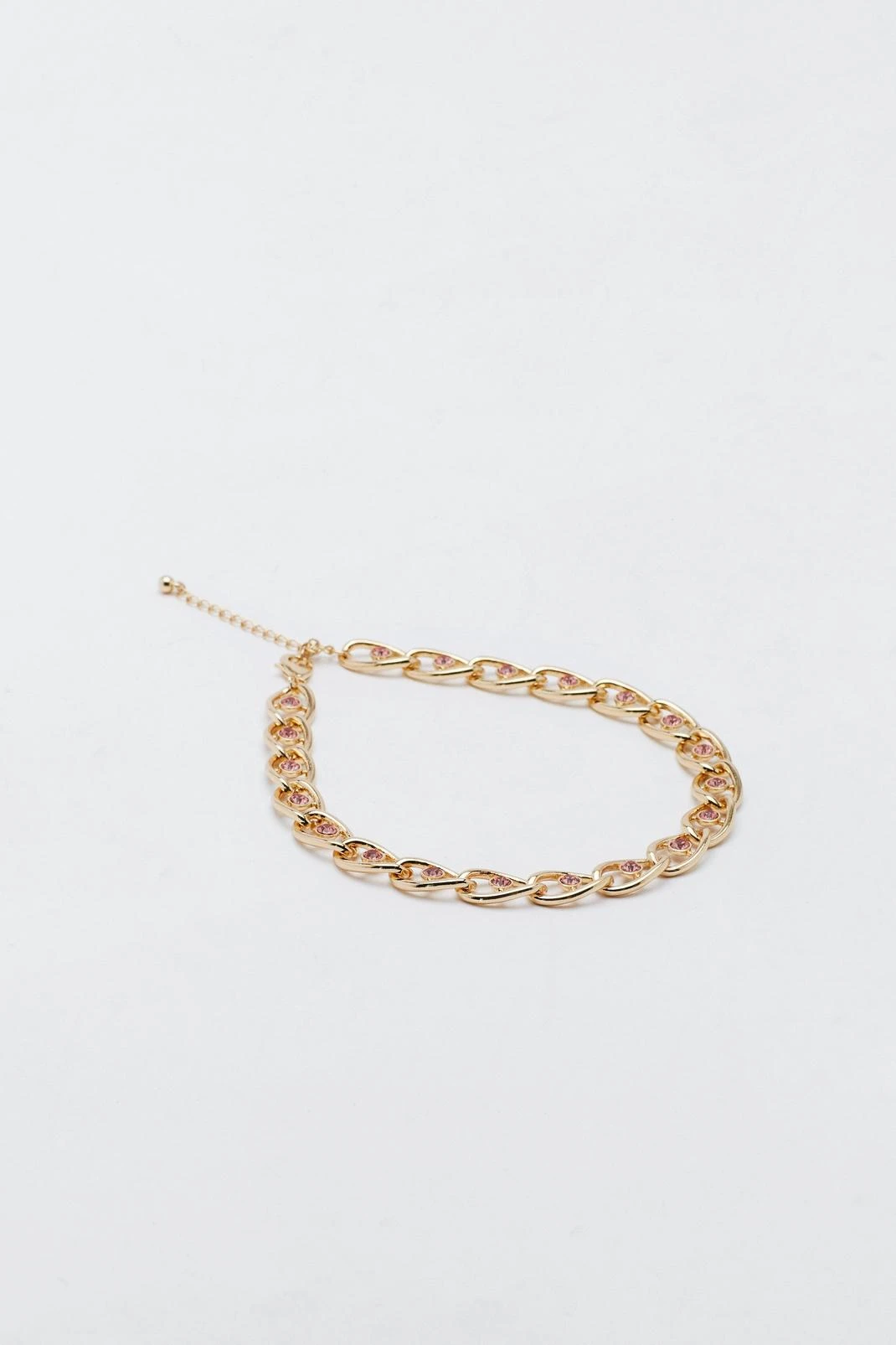 Jewel Embellished Chain Necklace - Image 2