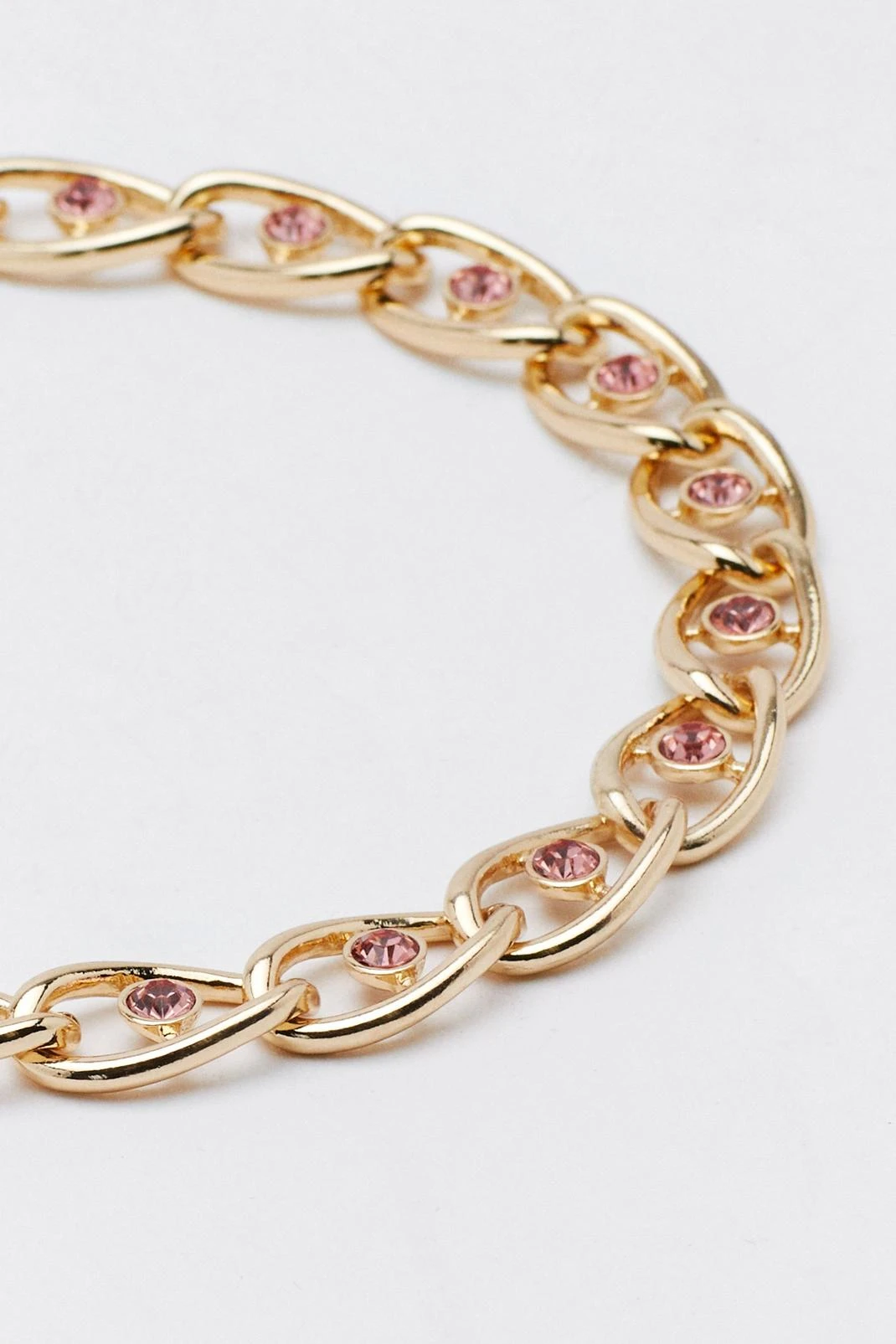 Jewel Embellished Chain Necklace - Image 3