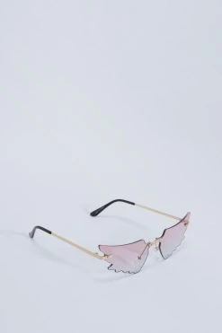 Ombre Wing Shape Sunglasses 8 Ombre Wing Shape Sunglasses -Nasty Gal Sales Store womens pink ombre wing shape sunglasses 2
