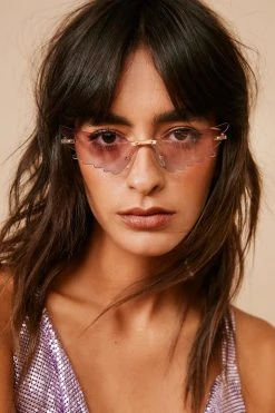Ombre Wing Shape Sunglasses