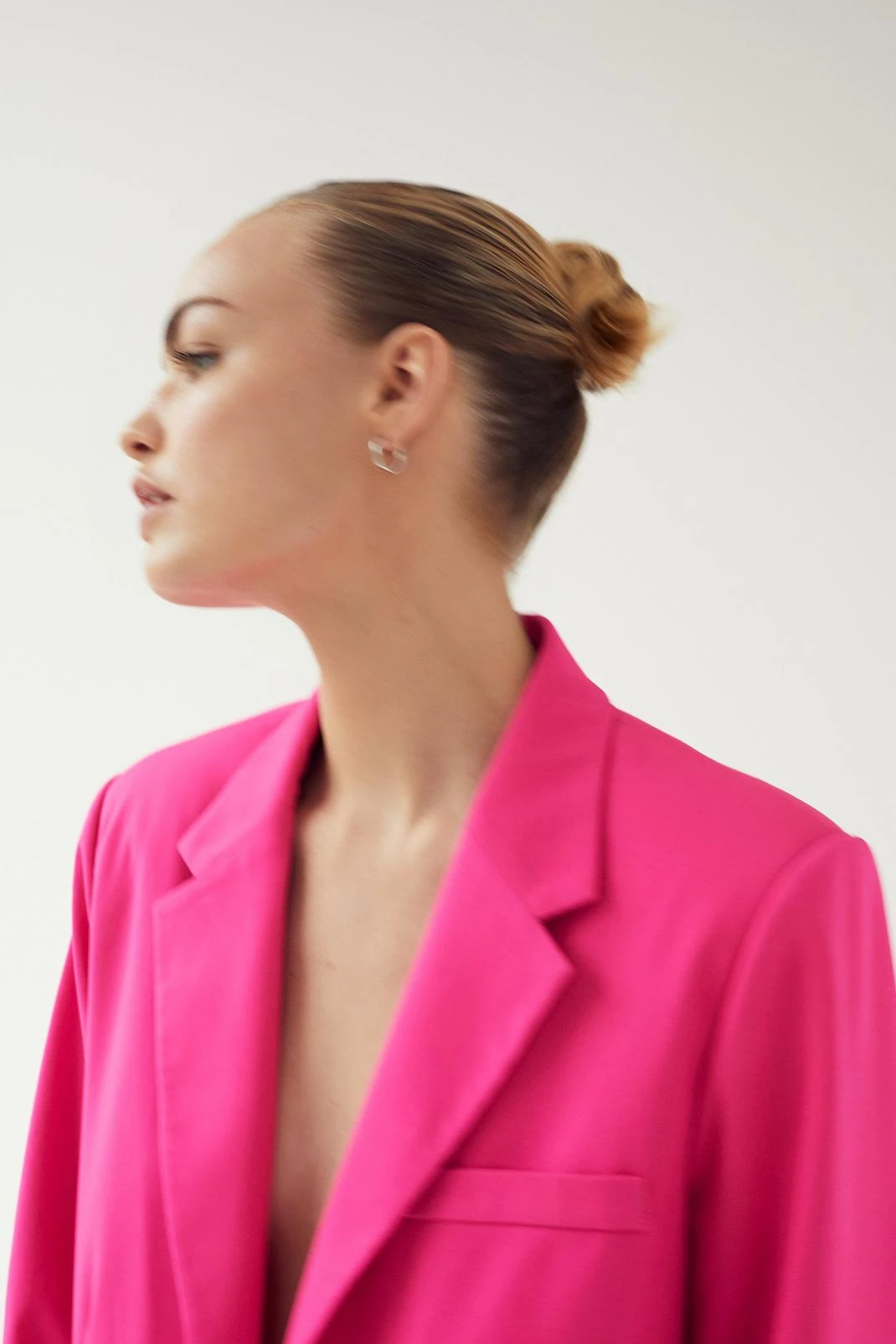 Oversized Twill Single Breasted Blazer 4 Oversized Twill Single Breasted Blazer - Image 2
