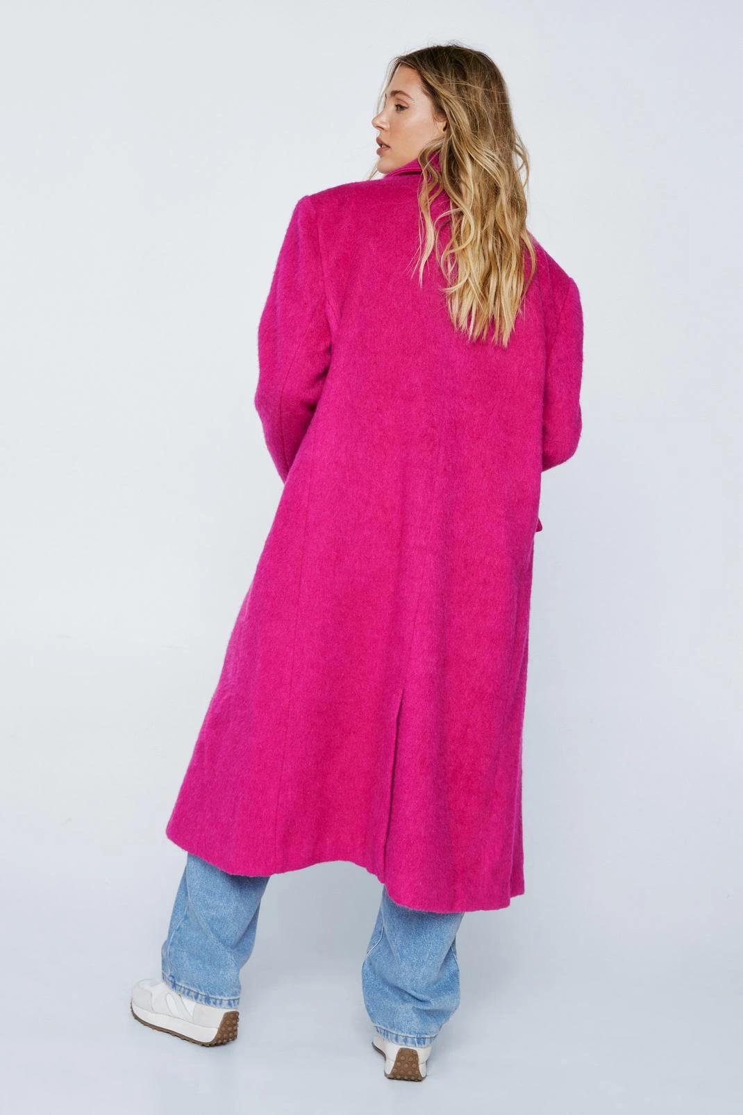 Premium Masculine Brushed Wool Coat 5 Premium Masculine Brushed Wool Coat - Image 3
