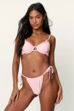 Recycled Frill Underwire Bikini Set