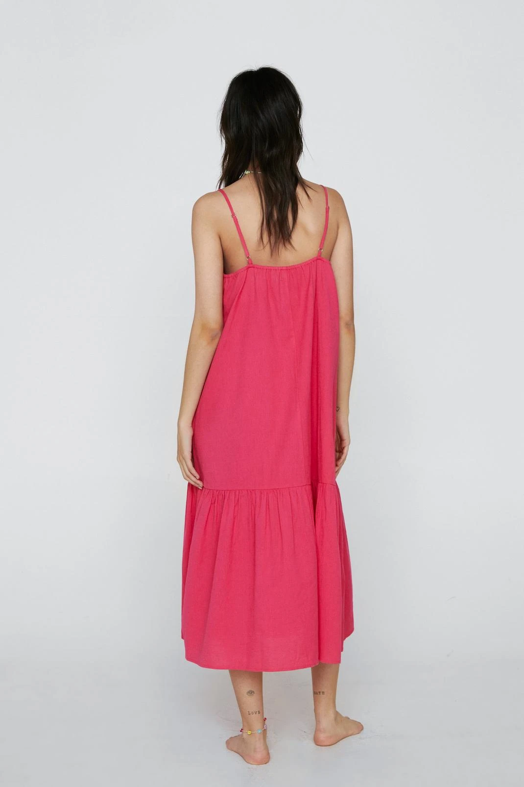 Strappy Tiered Maxi Dress - Image 3