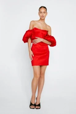 Bardot Taffeta Mini Dress