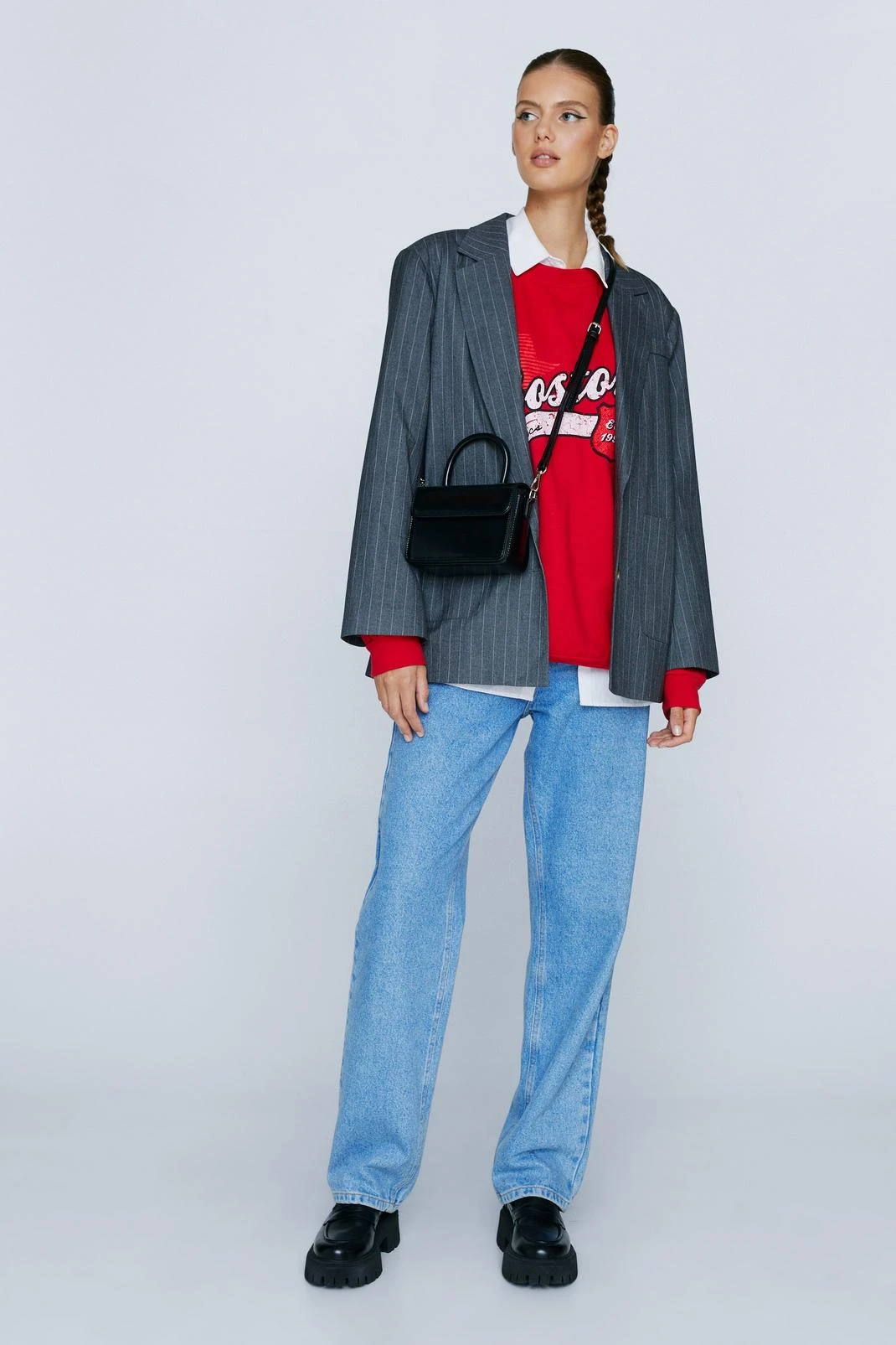 Boston Graphic Oversized Sweater - Image 2