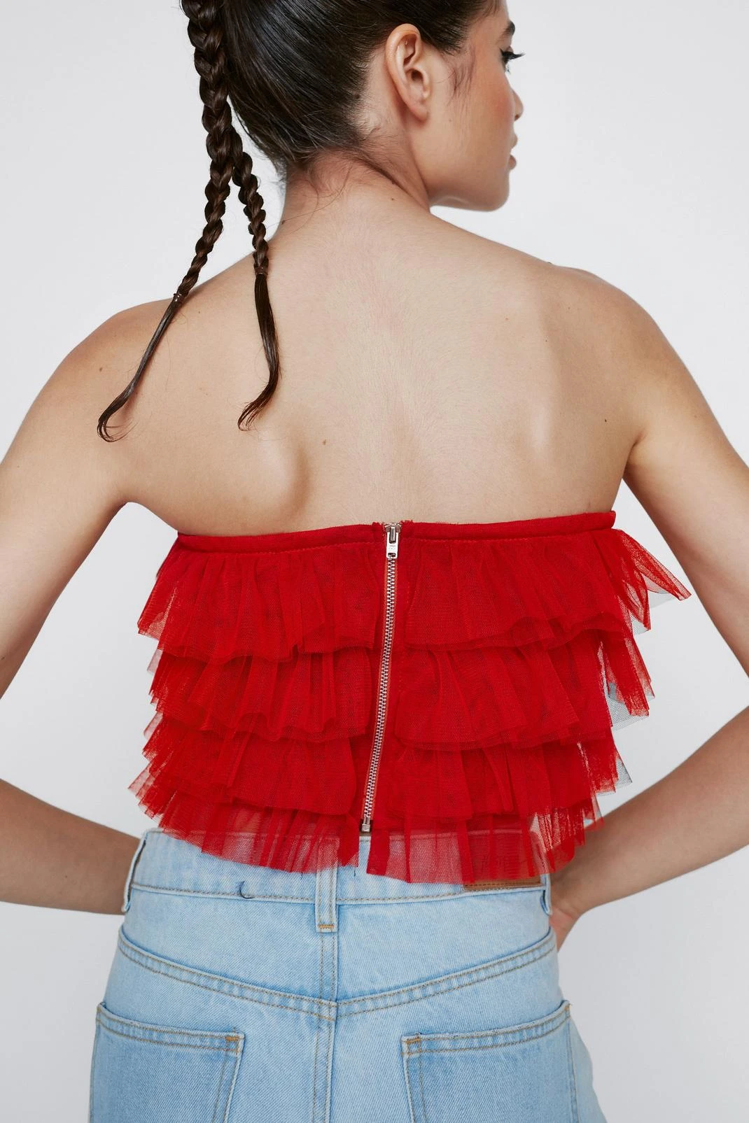 Tulle Layered Bandeau Top 5 Tulle Layered Bandeau Top - Image 3