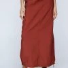 Nylon Dual Hem Detail Cargo Skirt 1 Nylon Dual Hem Detail Cargo Skirt -Nasty Gal Sales Store womens rust nylon dual hem detail cargo skirt
