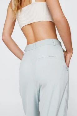 High Waisted Tailored Smart Pants 13 High Waisted Tailored Smart Pants -Nasty Gal Sales Store womens sage high waisted tailored smart pants 5