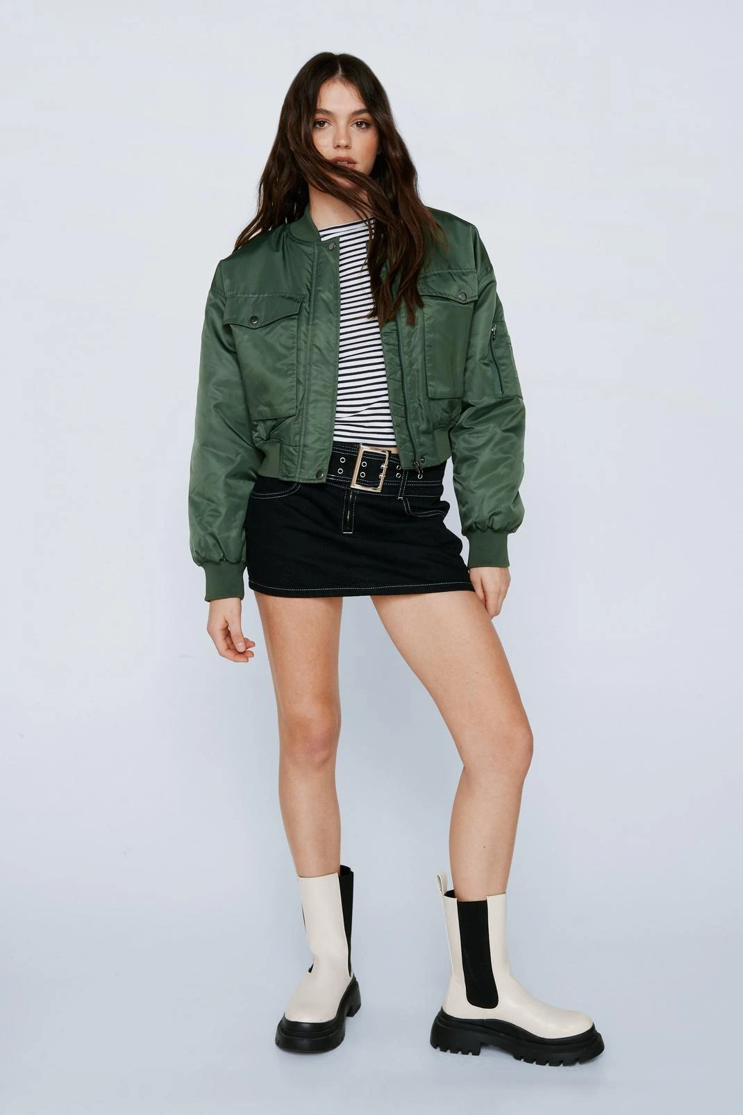 Long Sleeve Fitted Striped T-shirt 3 Long Sleeve Fitted Striped T-shirt