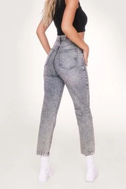 Organic Denim High Waisted Mom Jeans 32 Organic Denim High Waisted Mom Jeans -Nasty Gal Sales Store womens vintage20blue organic denim high waisted mom jeans 5