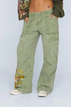 Premium Embroidered Multi Wear Pocket Cargo