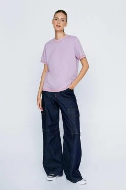 Standard Fit Acid Wash T-shirt