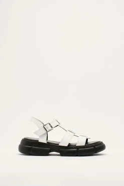 Alternative view of Open Toe Fisherman Flat Sandals