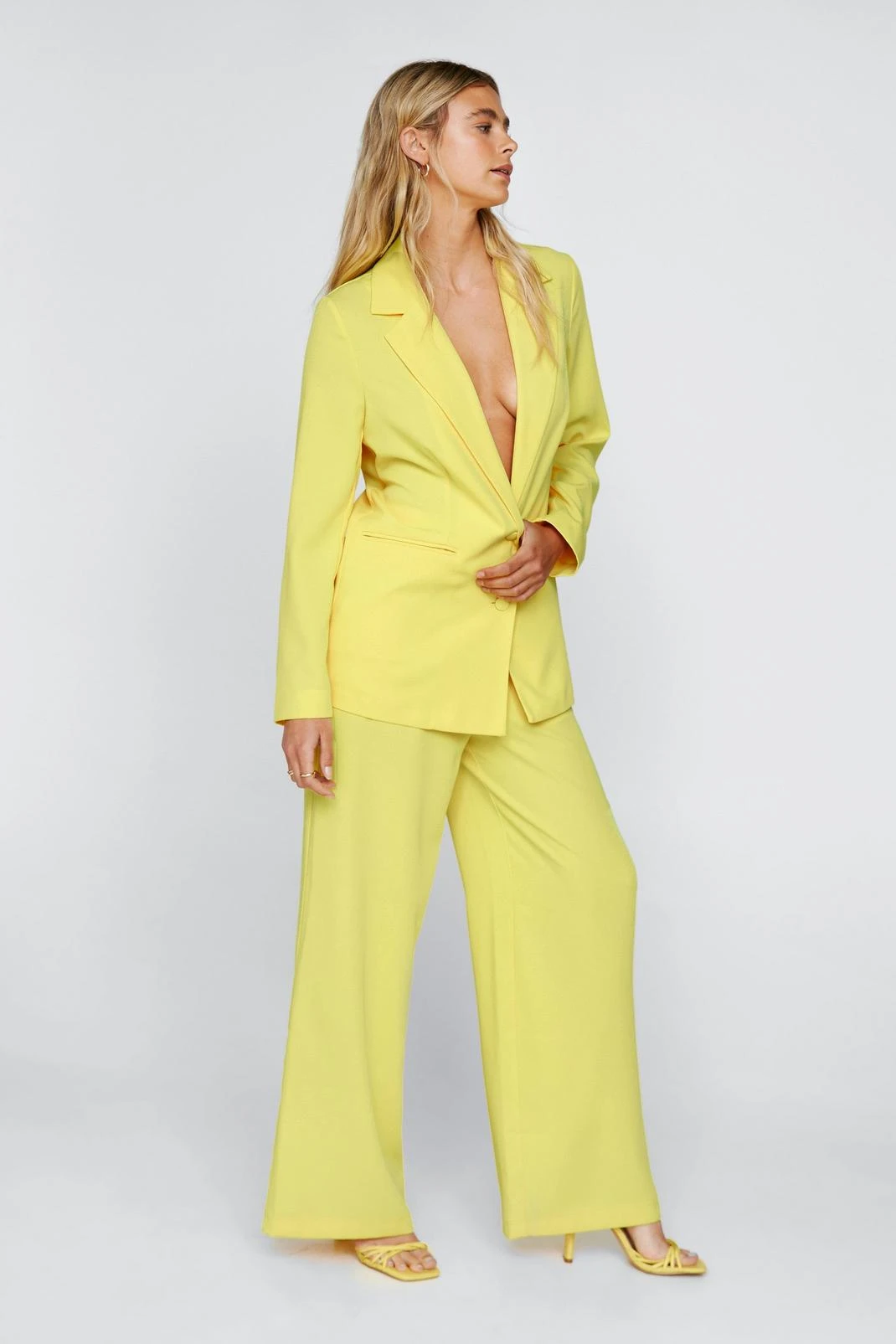 Satin Tailored Straight Leg Pants - Image 7